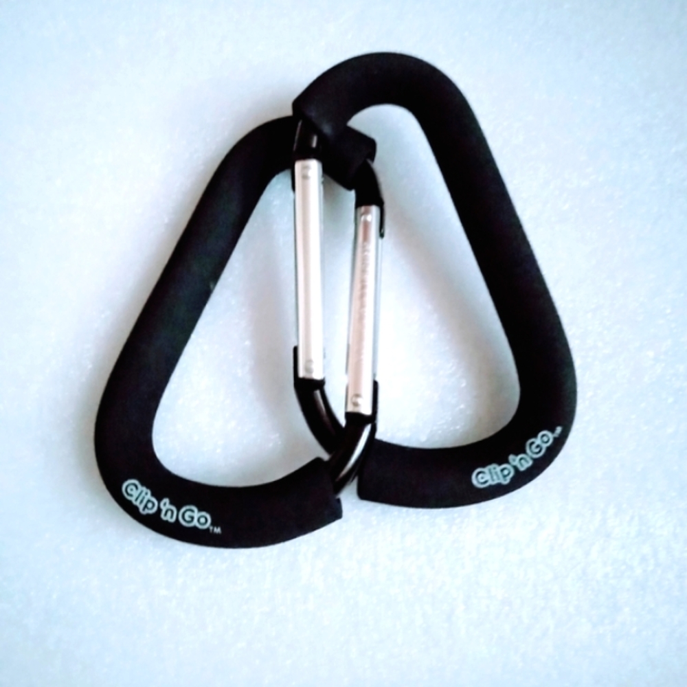 Clip n Go Black Carabiner Set of Two